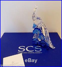 SWAROVSKI SCS 2015 MEMBER EXCLUSIVE WHITE PEACOCK , #5063695 BNIB