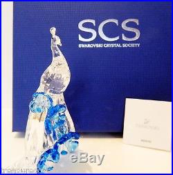 SWAROVSKI SCS 2015 MEMBER EXCLUSIVE WHITE PEACOCK , #5063695 BNIB