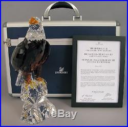 Swarovski Scs Limited Edition 2011 The Bald Eagle Retired Patriotic Mint Signed