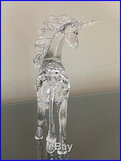 SWAROVSKI STANDING UNICORN in ORIGINAL INNER and OUTER BOXES with CERTIFICATE