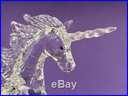 SWAROVSKI STANDING UNICORN in ORIGINAL INNER and OUTER BOXES with CERTIFICATE