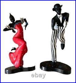 Samba Set Of 2 by Ty Wilson Dancing Romance Figures 12 Tall RHYTHM 2000 Collect