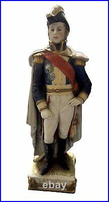 Scheibe Alsbach Porcelain Figurine Napoleon General LANNES Soldier Germany 9.6