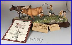 Schmid Lowell Davis Figurine, 225362, My Favorite Chores, 1991, NEW