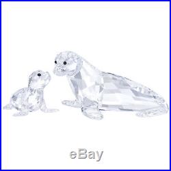 Sea Lions Mother With Baby Clear Sea Lion 2017 Swarovski Crystal 5275796