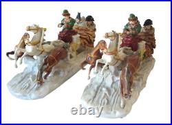 Set 2 Scheibe Alsbach Porcelain Troika Napoleon Fleeing Retreat from Moscow 15 Set 2 Scheibe Alsbach Porcelain Troika Napoleon Fleeing Retreat from Moscow 15