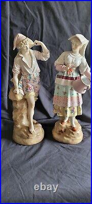 Set Of Antique Porcelain Figurines 13each