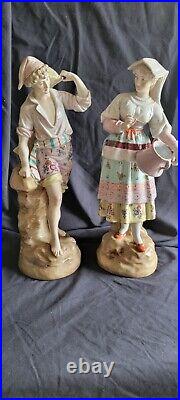 Set Of Antique Porcelain Figurines 13each