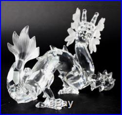 Signed Swarovski Austria Dragon Fabulous Creatures 1997 Crystal Figurine NR LMC