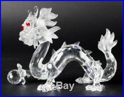 Signed Swarovski Austria Dragon Fabulous Creatures 1997 Crystal Figurine NR LMC