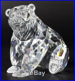 Signed Swarovski Austria Grizzly Bear 243880 Rare Encounter Crystal Figurine LMC