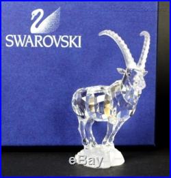 Signed Swarovski Austria IBEX 275439 Endangered Species Crystal Figurine NR TTO