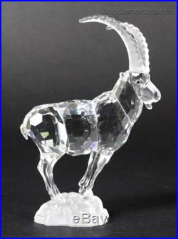 Signed Swarovski Austria IBEX 275439 Endangered Species Crystal Figurine NR TTO Signed Swarovski Austria IBEX 275439 Endangered Species Crystal Figurine NR TTO