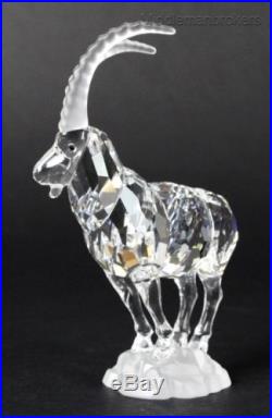 Signed Swarovski Austria IBEX 275439 Endangered Species Crystal Figurine NR TTO
