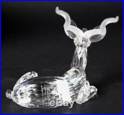 Signed Swarovski Austria Kudu 1994 Inspiration Africa Crystal Figurine NR DBP