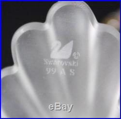 Signed Swarovski Austria Masquerade Pierrot 1999 SCS Silver Crystal Figurine DBP