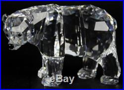 Signed Swarovski Austria Mother Bear 866263 Silver Crystal Figurine w Box NR JWD