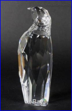 Signed Swarovski Austria SCS Father Penguin 627068 Crystal Figurine with Box TTO