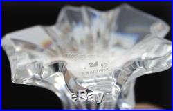 Signed Swarovski Austria Silver Heron Bird 7670 Crystal Figurine with Box NR RDB