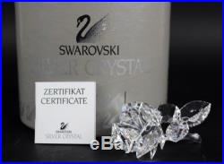 Signed Swarovski Austria Single Rose Flower 7478 Retired Crystal Figurine NR LGP