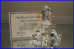 Silver Deer Crystal Zoo Pinocchio & Friend 846/5000 Signed Faceted Swarovski