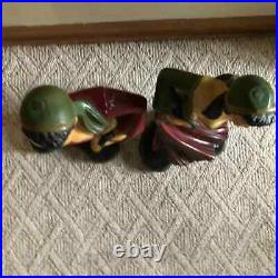 Spanish Gypsy Dancer Figurines Statues Repurposed Lamps Vtg Mid Century Pair 22