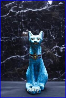 Spectacular Gemstone Ancient Egyptian Bastet Goddess