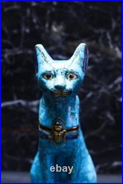 Spectacular Gemstone Ancient Egyptian Bastet Goddess