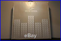 Stunning Swarovski Crystal Chess Set Full Set In Original Case Board 155753