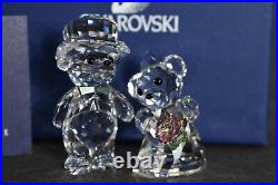 Swarovski 2006 Kris Bears Bride and Groom Figurine Retired #842936 MIB and COA