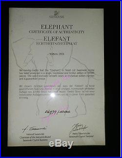 Swarovski 2006 SCS Numbered Limited Edition Elephant Designer Signed Brand New