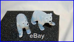 Swarovski 2011 Polar Bear Cubs White Opal 1080774