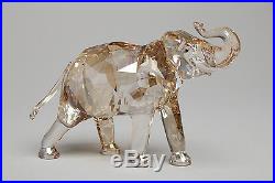 Swarovski 2013 SCS (2) Piece CINTA Golden Elephant Mother & Baby set, No Box