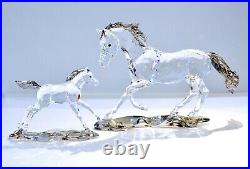 Swarovski 2014 SCS Esperanza Horse Foal Annual Edition Set 5004728 5004729 New