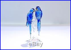 Swarovski 2014 SCS Hyacinth Macaws Blue Bird Signed 5004730 Brand New In Box