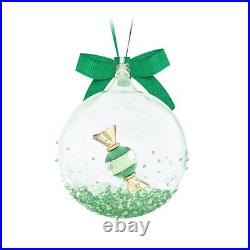 Swarovski 2024 Holiday Cheers Dulcis Ball Ornament, Green MIB #5688312