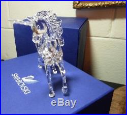 Swarovski 4 3/8 Unicorn 630119 Crystal Figurine with Box & COA 1 of 2 Pristine
