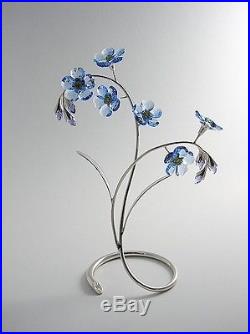 Swarovski #988071 Danuba Sapphire Brand Nib Flowers Forget Me Not Blue Love F/sh