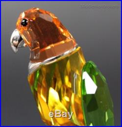 Swarovski Austria Bebotto Jonquil Parrot Bird 275574 Crystal Figurine with Box TTO
