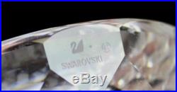 Swarovski Austria Bird Bath Feathered Beauty Colored Gems Crystal Figurine MBH