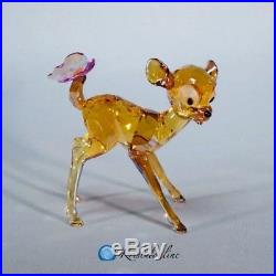Swarovski Bambi Brand New In Box #5004688 Rare Disney Butterfly Save$$ F/sh