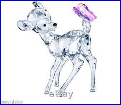 Swarovski Bambi Disney Character Butterfly Deer Crystal Figurine MIB 943951