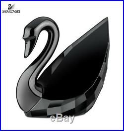 Swarovski Black Jet Crystal Figurine BLACK SWAN Large #1098643 New