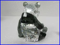 Swarovski Black and Clear Crystal Panda Mother with Baby 5063690