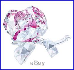 Swarovski Blossoming Rose, LOVE Ruby/Clear Crystal Authentic MIB 5248878