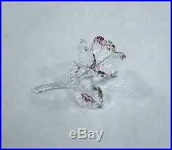 Swarovski Blossoming Rose, LOVE Ruby/Clear Crystal Authentic MIB 5248878