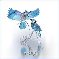 Swarovski Blue Jays Bird Crystal Figurine 1176149 NIB