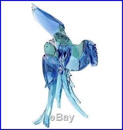 Swarovski Blue Parrots, Birds LOVE/TOGETHERNESS Blue Crystal Authentic 5136775