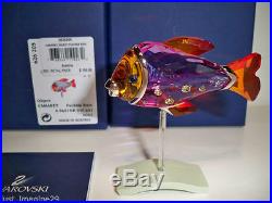 Swarovski Camaret Fish #626205 Brand New In Box Paradise Color Rare Retired