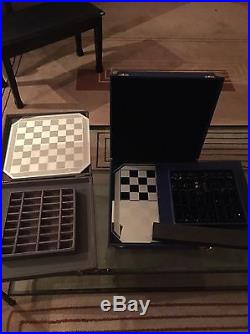 Swarovski Chess Set with Extra Board And Box